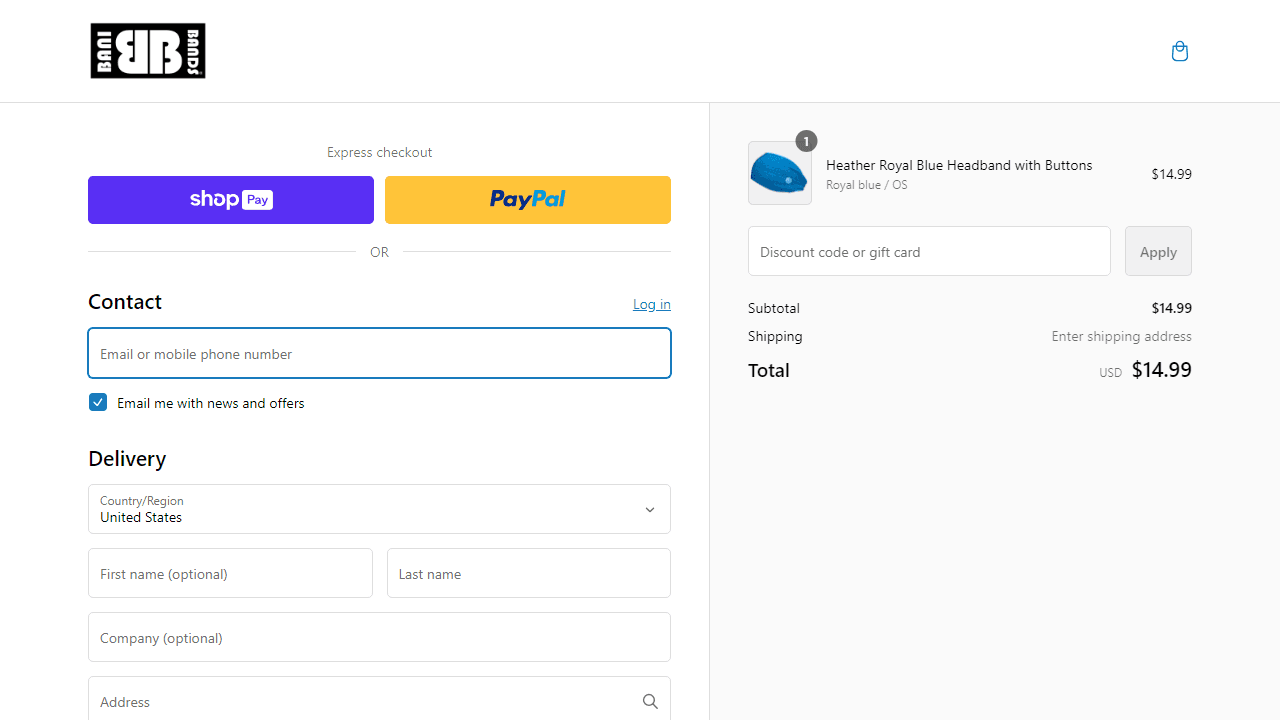 How to apply Bani Bands coupon code